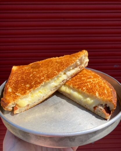 Grilled Cheese and Kimchi (V)
